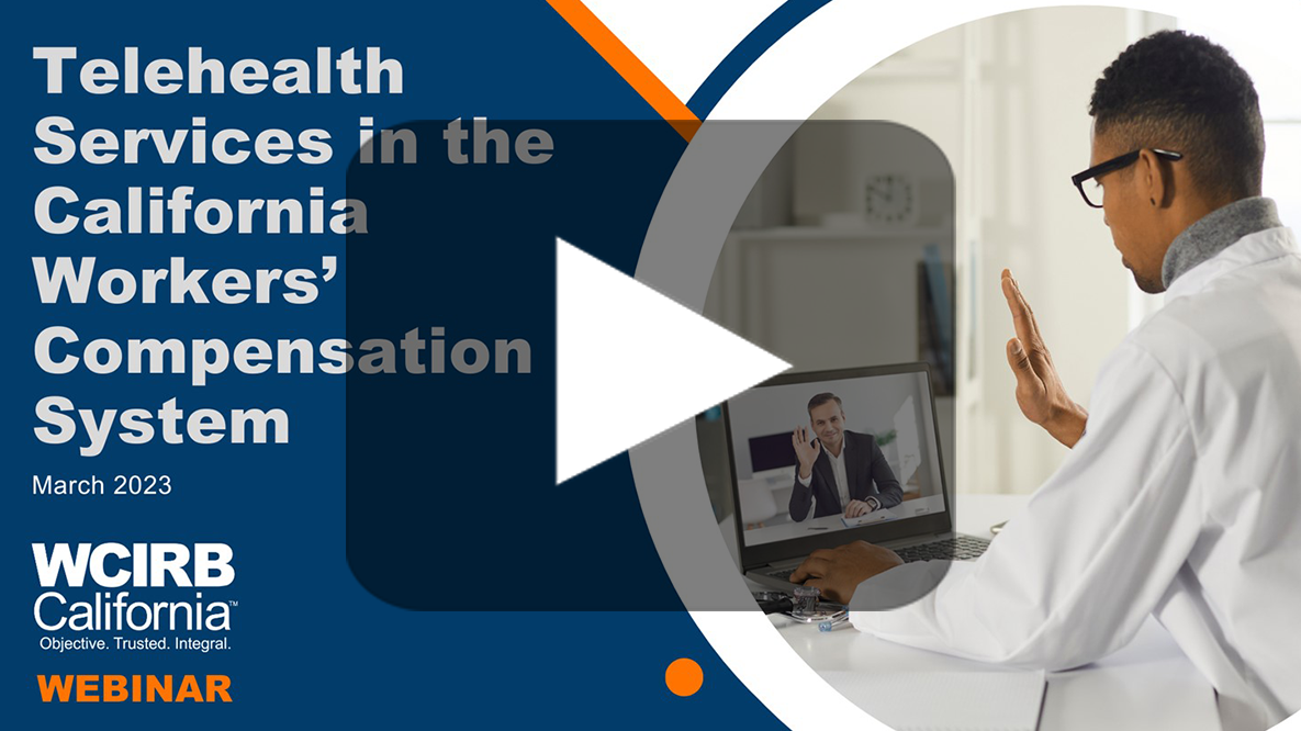 Telehealth Services in the California Workers’ Compensation System report cover
