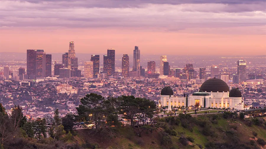 LA skyline