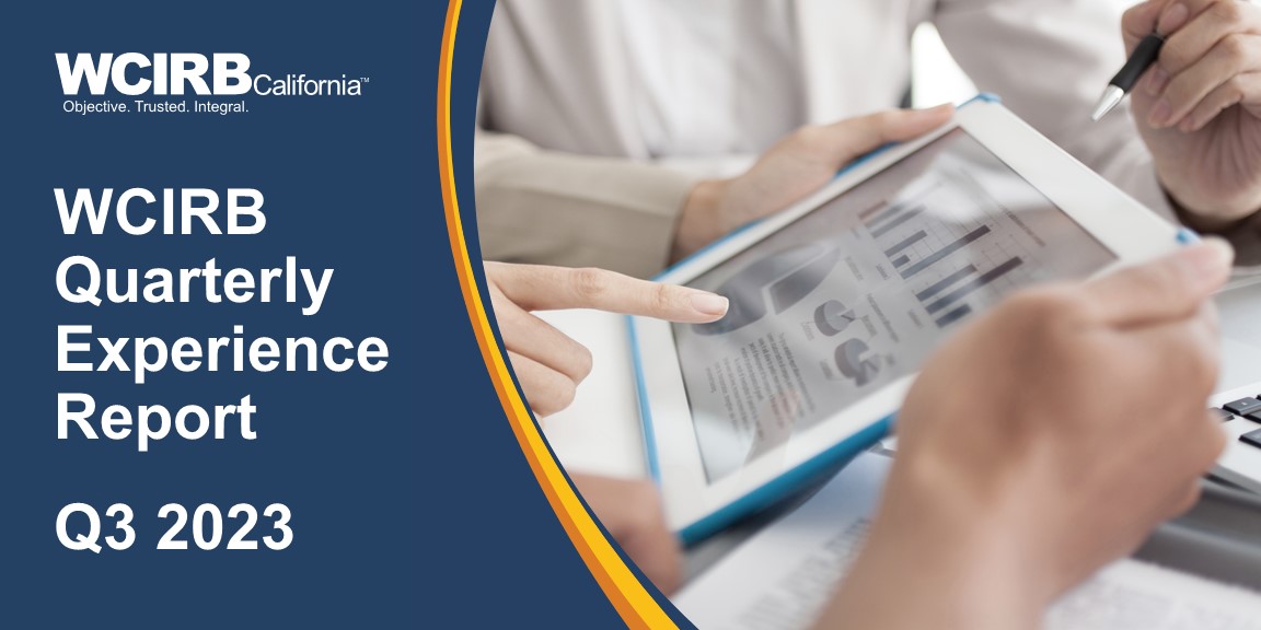 Cover - Quarterly Experience Report – As of September 30, 2023