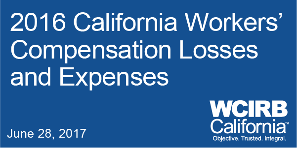 Cover - 2016 Workers’ Compensation Losses and Expenses 