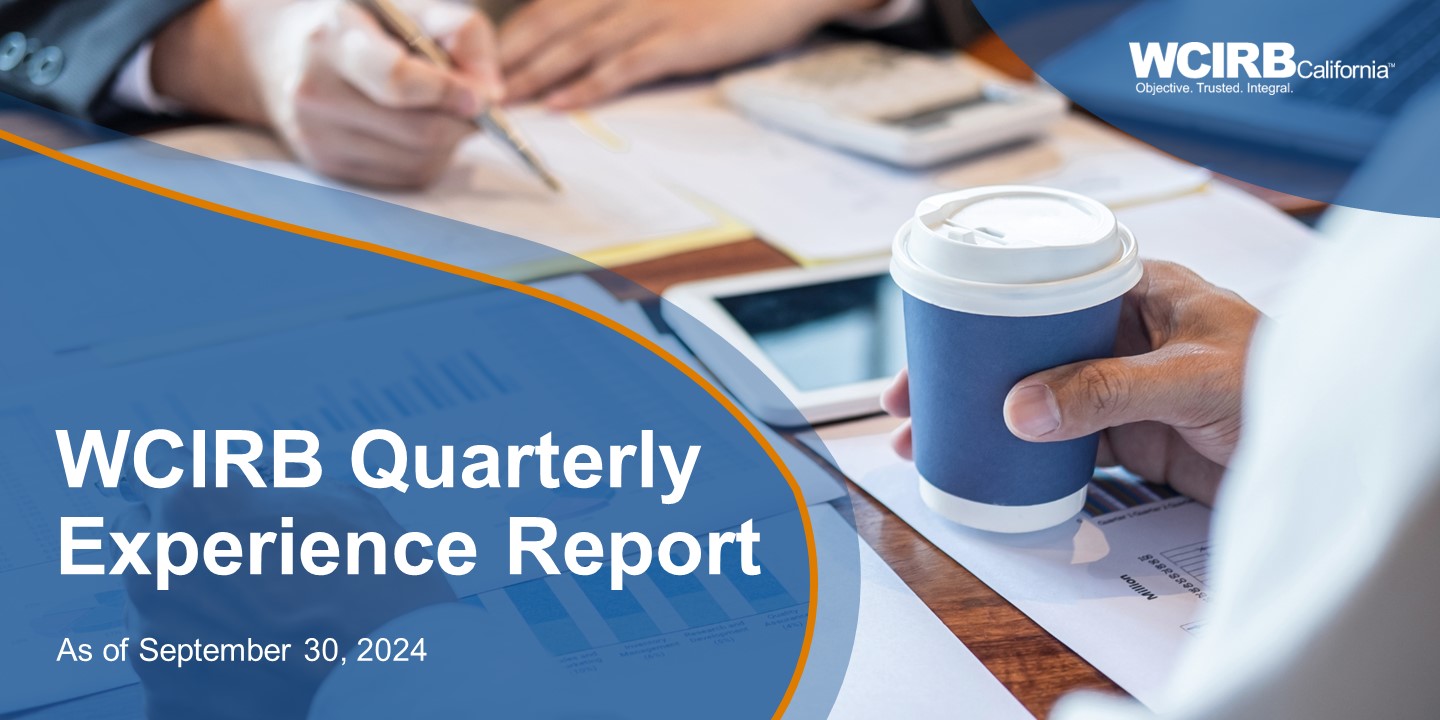 WCIRB Quarterly Experience Report As of June 30, 2024