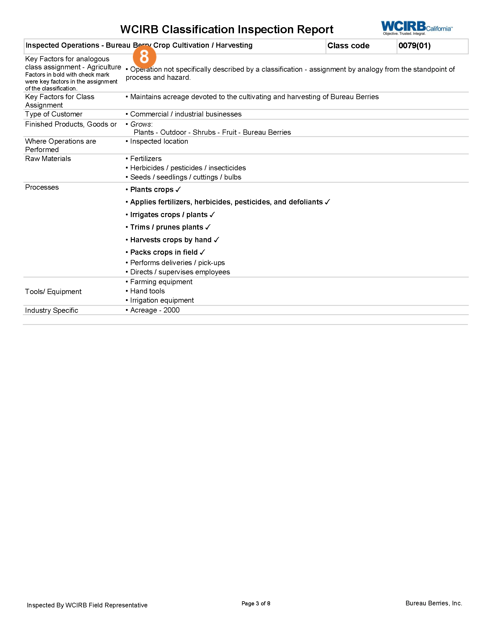 WCIRB’s freshly redesigned Inspection Report
